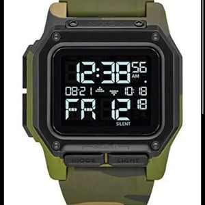 NIXON Watch Regulus Tropic Multicam A1180317 Green